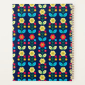 Füge Deinen Namen hinzu | Farbiges Muster Planer (Rückseite)