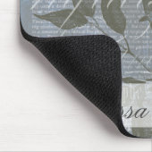 Füge Deinen Namen hinzu | Fleur de Bleu I Mousepad (Ecke)