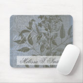 Füge Deinen Namen hinzu | Fleur de Bleu I Mousepad (Mit Mouse)