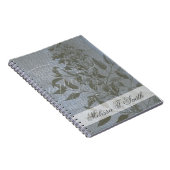 Füge Deinen Namen hinzu | Fleur de Bleu I Notizblock (Rechte Seite)