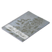 Füge Deinen Namen hinzu | Fleur de Bleu I Notizblock (Linke Seite)