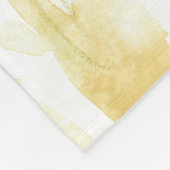 Füge Deinen Namen hinzu | Floral Song I Fleecedecke (Ecke)