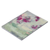 Füge Deinen Namen hinzu | Fuchsia Treeline Notizblock (Linke Seite)