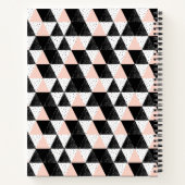 Füge Deinen Namen hinzu | Geometrisches Dreieck mi Notizblock (Rückseite)