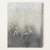 Füge Deinen Namen hinzu | Glitzer Swirl Planer (Rückseite)