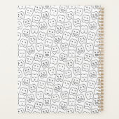 Füge Deinen Namen hinzu | Happy Teeth Pattern Planer (Rückseite)