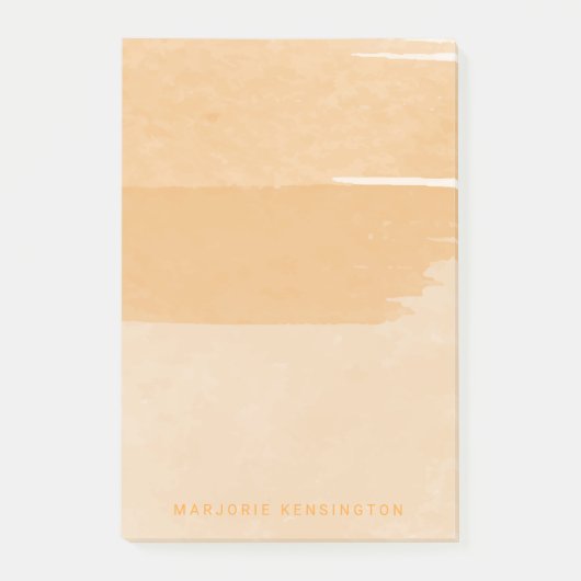 Füge Deinen Namen hinzu | Hinweise zu Wasserfarben Post-it Klebezettel (Vorderseite)