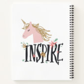 Füge Deinen Namen hinzu | Inspiriert | Gold Mane U Notizblock (Rückseite)