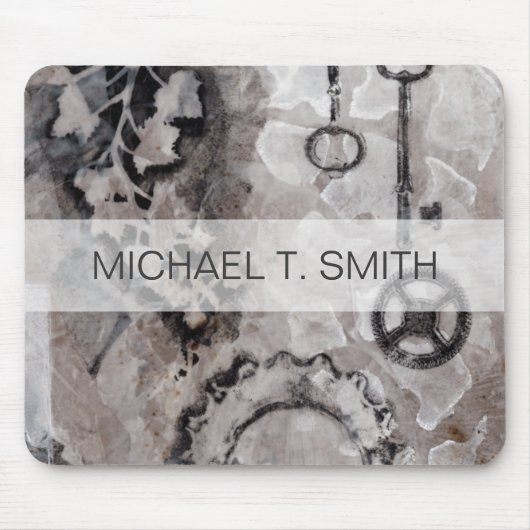 Füge Deinen Namen hinzu | Juxtaposition II Mousepad (Vorne)