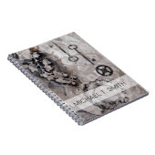 Füge Deinen Namen hinzu | Juxtaposition II Notizblock (Rechte Seite)