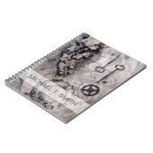 Füge Deinen Namen hinzu | Juxtaposition II Notizblock (Linke Seite)