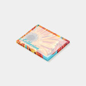 Füge Deinen Namen hinzu | Kolorieren II Post-it Klebezettel (angewinkelt)