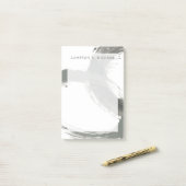 Füge Deinen Namen hinzu | Kreislaufreaktion Post-it Klebezettel (Auf Schreibtisch)