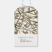 Füge Deinen Namen hinzu | Lächelndes Muster Geschenkanhänger (Vorderseite)