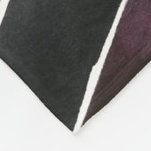 Füge Deinen Namen hinzu | Lebendige Wasserfarbe Zi Fleecedecke (Ecke)