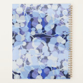 Füge Deinen Namen hinzu | Lila Mikrobenmuster Planer (Rückseite)