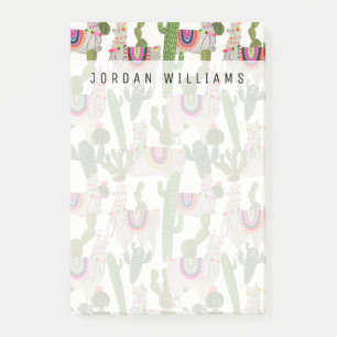 Füge Deinen Namen hinzu   Llamarama Collection Pat Post-it Klebezettel