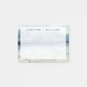 Füge Deinen Namen hinzu | Marinernebel - Küstenlin Post-it Klebezettel (Vorderseite)