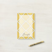 Füge Deinen Namen hinzu | Marktmotive I Post-it Klebezettel (Auf Schreibtisch)