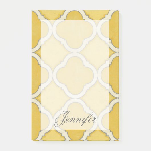 Füge Deinen Namen hinzu | Marktmotive I Post-it Klebezettel (Vorderseite)