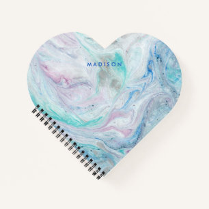 Füge Deinen Namen hinzu   Marmor I Notizblock