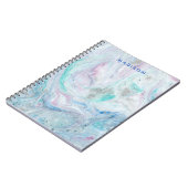 Füge Deinen Namen hinzu | Marmor I Notizblock (Linke Seite)