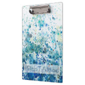 Füge Deinen Namen hinzu | Meeresgewässer I Klemmbrett (Links)