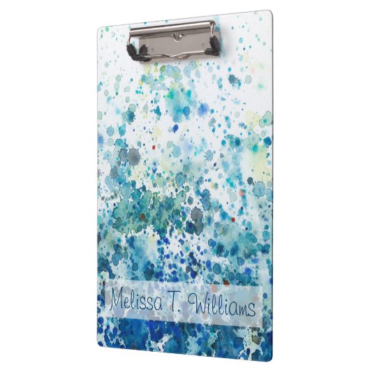 Füge Deinen Namen hinzu | Meeresgewässer I Klemmbrett (Links)