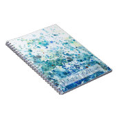 Füge Deinen Namen hinzu | Meeresgewässer I Notizblock (Rechte Seite)