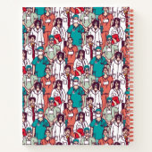 Füge Deinen Namen hinzu | Muster für Ärzte und Chi Notizblock (Rückseite)