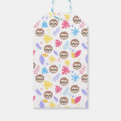 Füge Deinen Namen hinzu | Muster für tropische Sch Geschenkanhänger (Rückseite)