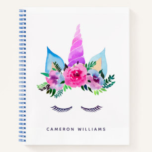 Füge Deinen Namen hinzu   Niedlich Magische Einho Notizblock