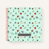 Füge Deinen Namen hinzu | Niedliches medizinisches Notizblock (Vorderseite)