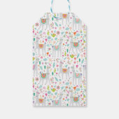 Füge Deinen Namen hinzu | Niedliches Pastell Llama Geschenkanhänger (Rückseite)