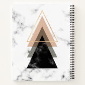 Füge Deinen Namen hinzu | Pastellfarben - Marmor - Notizblock (Rückseite)