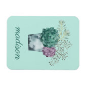 Füge Deinen Namen hinzu | Pflanze-Glücksspiel-Samm Magnet (Horizontal)