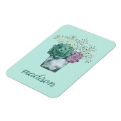 Füge Deinen Namen hinzu | Pflanze-Glücksspiel-Samm Magnet (Linke Seite)