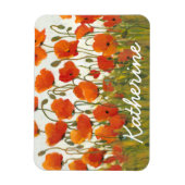 Füge Deinen Namen hinzu | Pflückenreihen I Magnet (Vertikal)