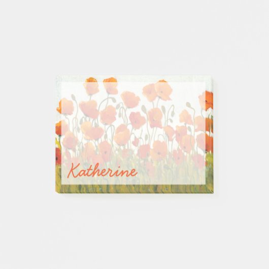 Füge Deinen Namen hinzu | Pflückenreihen I Post-it Klebezettel (Vorderseite)