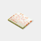 Füge Deinen Namen hinzu | Pflückenreihen I Post-it Klebezettel (angewinkelt)