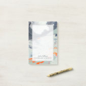 Füge Deinen Namen hinzu | Polyphonisches Meer - Be Post-it Klebezettel (Auf Schreibtisch)