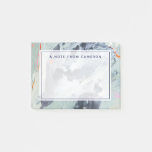 Füge Deinen Namen hinzu   Polyphonisches Meer - Bl Post-it Klebezettel