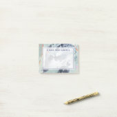 Füge Deinen Namen hinzu | Polyphonisches Meer - Bl Post-it Klebezettel (Auf Schreibtisch)