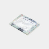 Füge Deinen Namen hinzu | Polyphonisches Meer - Bl Post-it Klebezettel (angewinkelt)