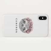 Füge Deinen Namen hinzu | Portrait von Sloth Flora Case-Mate iPhone Hülle (Rückseite (Horizontal))