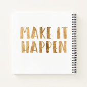 Füge Deinen Namen hinzu | Power Quotes II Notizbuch (Rückseite)