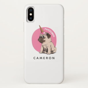 Füge Deinen Namen hinzu Pugicorn Case-Mate iPhone Hülle