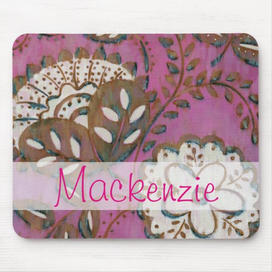 Füge Deinen Namen hinzu | Radiant Ornament I Mousepad (Vorne)