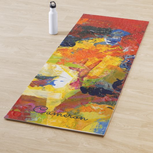 Füge Deinen Namen hinzu | Renntag Yogamatte (Beispiel)