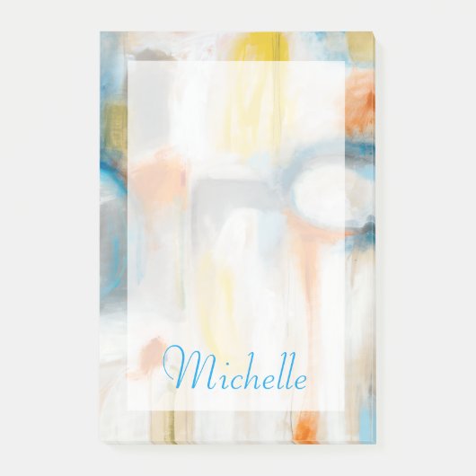 Füge Deinen Namen hinzu | Richtung I Post-it Klebezettel (Vorderseite)